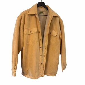 RUGGED WEAR HUNTER’S PEAK MEN’S SIZE M SHERPA LINED CANVAS JACKET